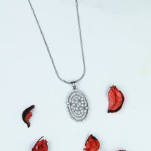 Silver Zircon/AD Pendant Set 4550-8615