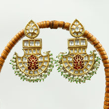 Theva Meenakari Kundan Earring 5676-9741