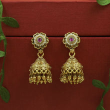 Antique Gold Finish Pendant Set 20997-1