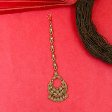 Mehandi Finish Maang Tikka 14042-100
