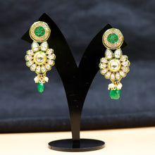 Long Neck Polki Necklace Set 10994-21