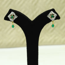 Green Zircon/AD Pendant Set 1258-5323