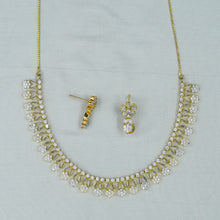 Round Neck Zircon/AD Necklace Set 3150-11