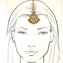 Antique Maang Tikka 11534-7636