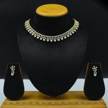 Round Neck Zircon/AD Necklace Set 3150-11