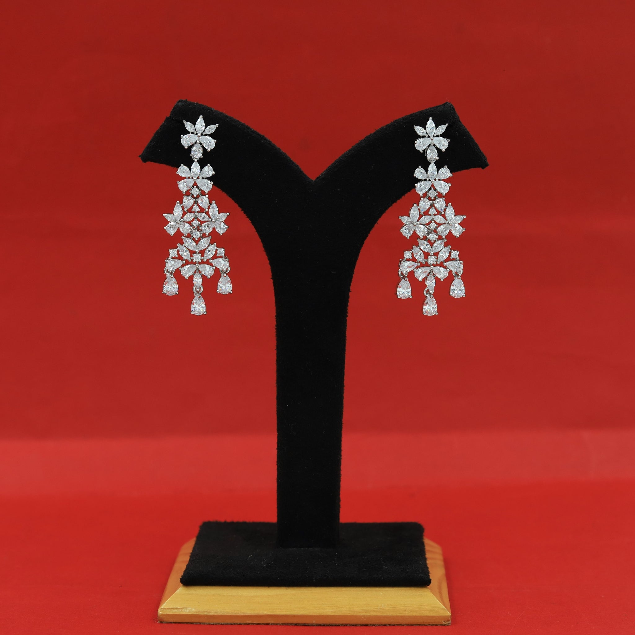 Danglers Zircon/AD Earring 16253-69
