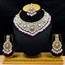 Round Neck Kundan Necklace Set 10993-21