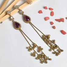 Danglers Kashmiri Kundan Earring 18846-79