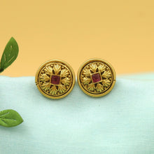 Antique Gold Finish Pendant Set 20994-1