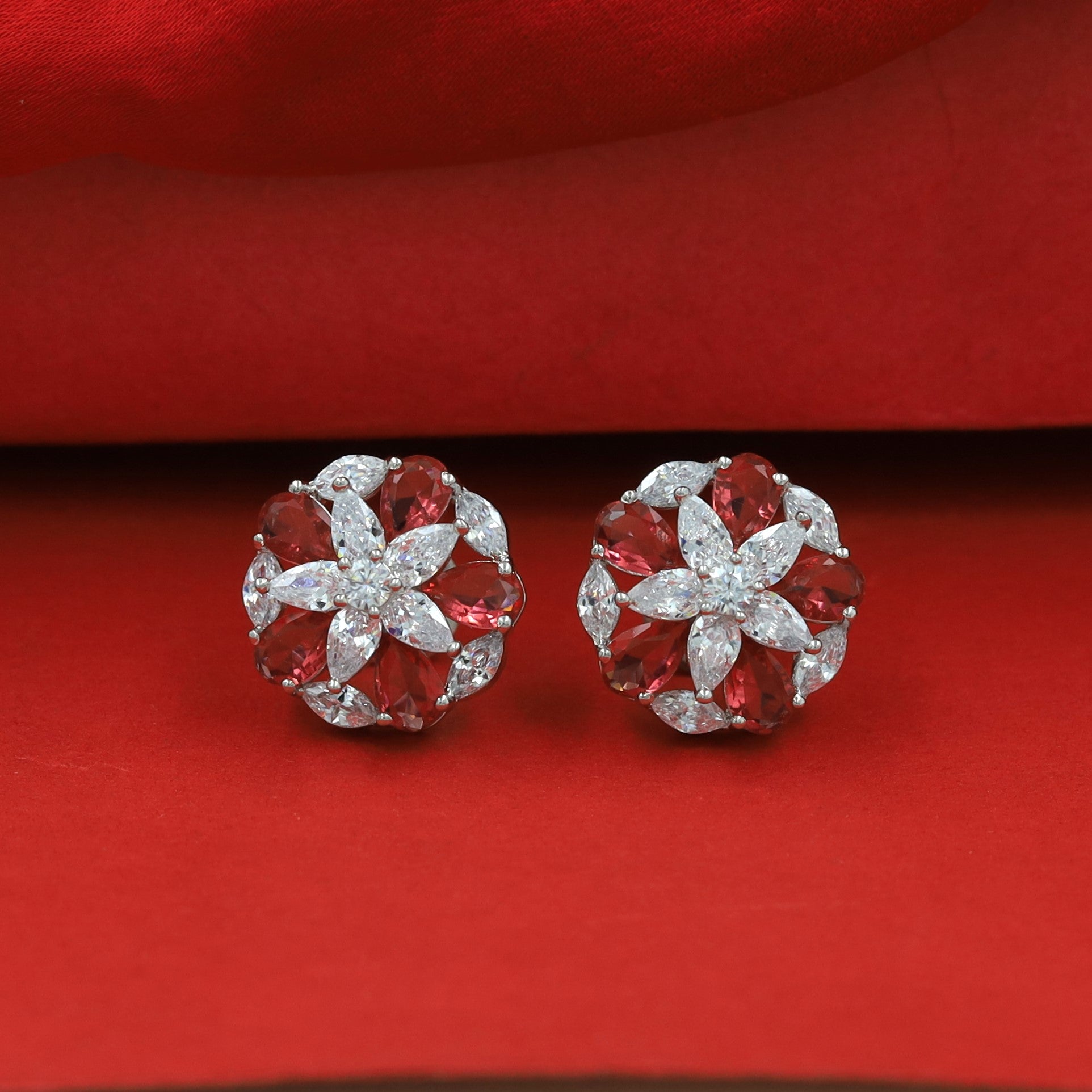 Tops/Studs Zircon/AD Earring 16268-69