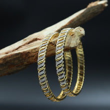 Gold Plated Zircon/AD Bangles/Kada 9108-3453
