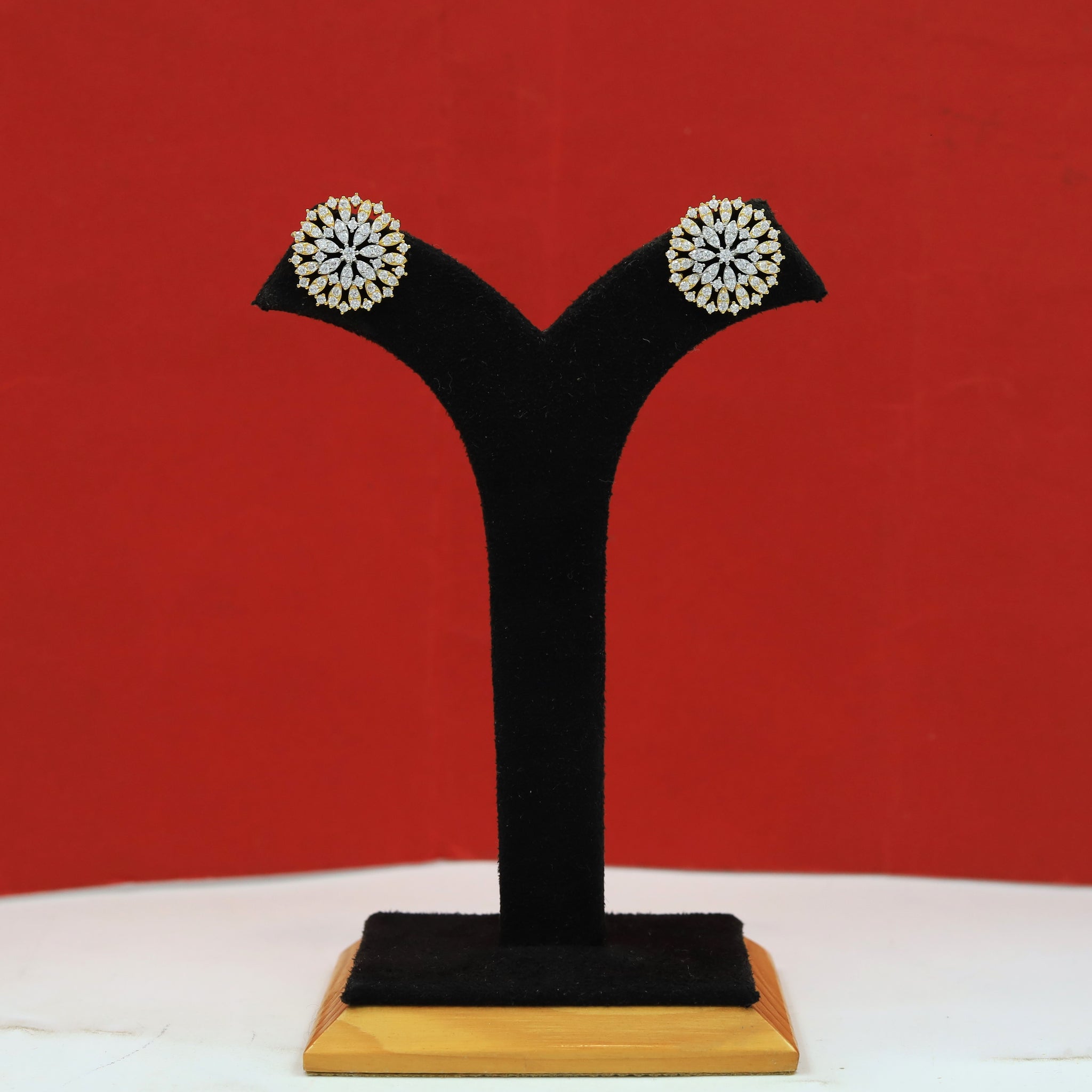Tops/Studs Zircon/AD Earring 16262-69