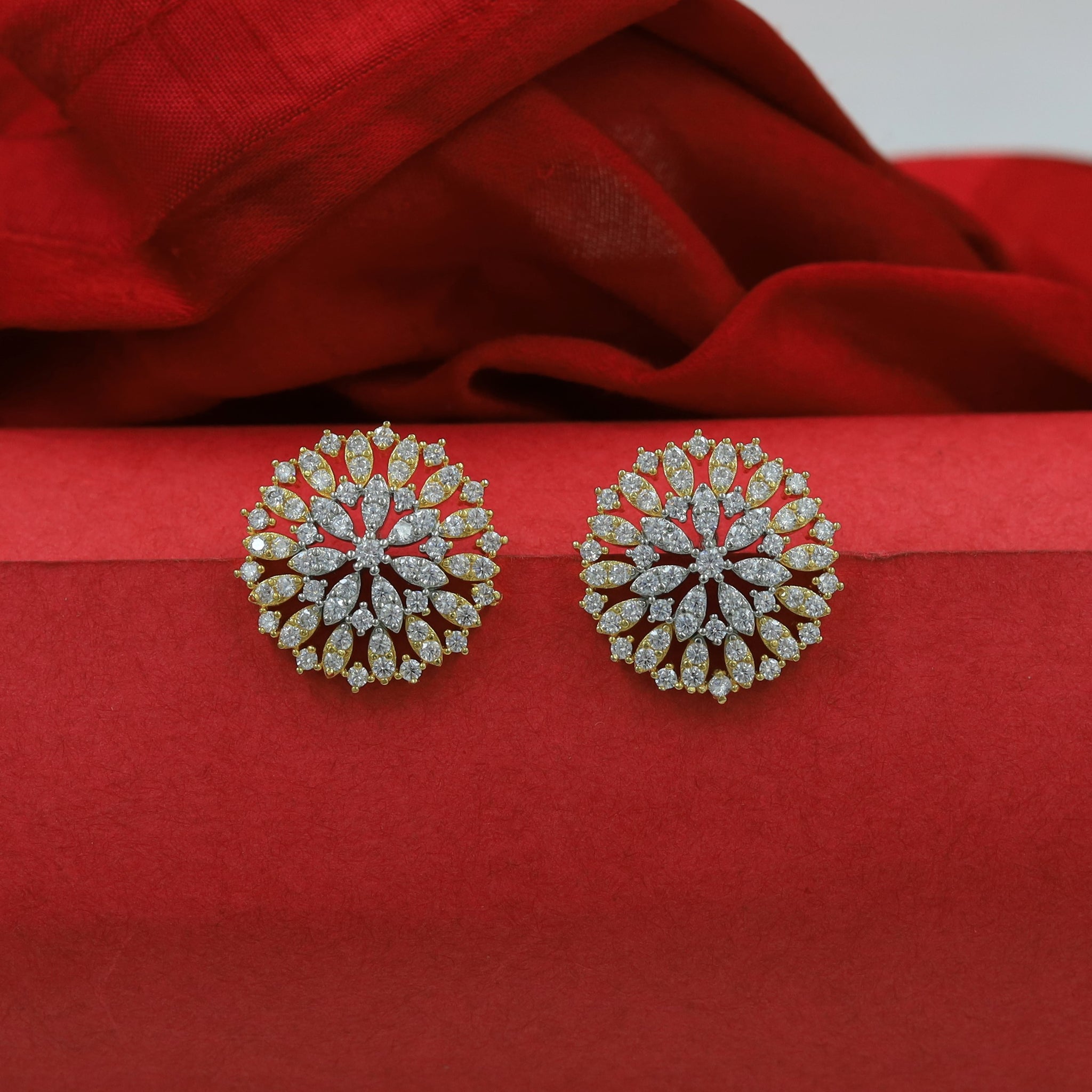 Tops/Studs Zircon/AD Earring 16262-69