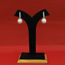 Light Pearl Zircon/AD Earring 16273-69