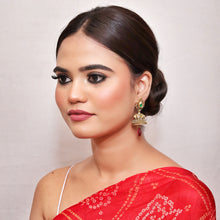 Jhumki Antique Earring 9340-100 - Dazzles Jewellery