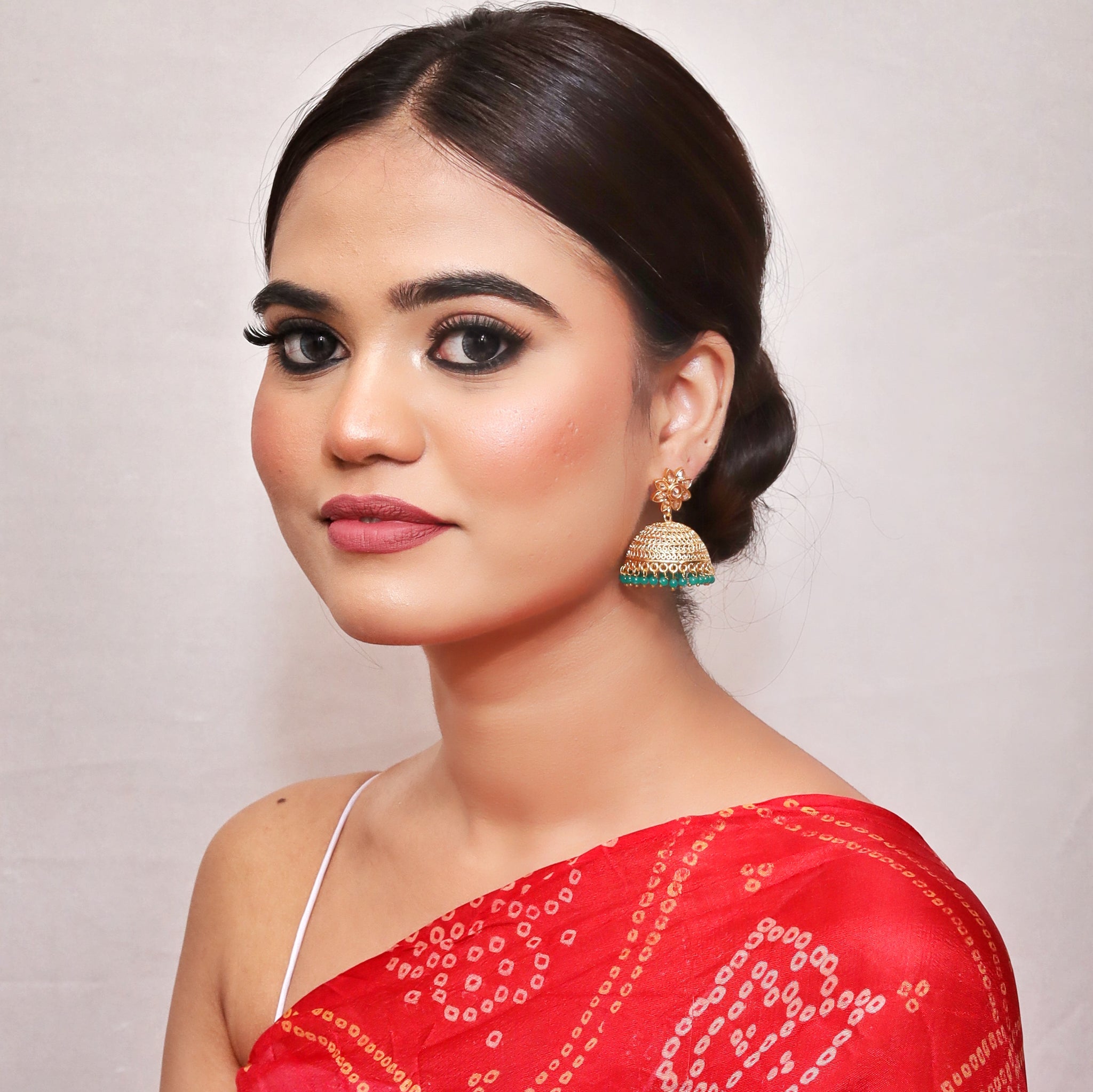 Jhumki Gold Plated jhumki 9323-100 - Dazzles Jewellery