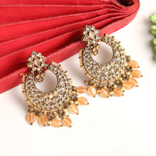 Peach Gold Look Earring 18041-5223