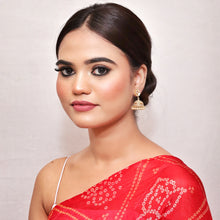 Jhumki Gold Look Earring 9367-100 - Dazzles Jewellery