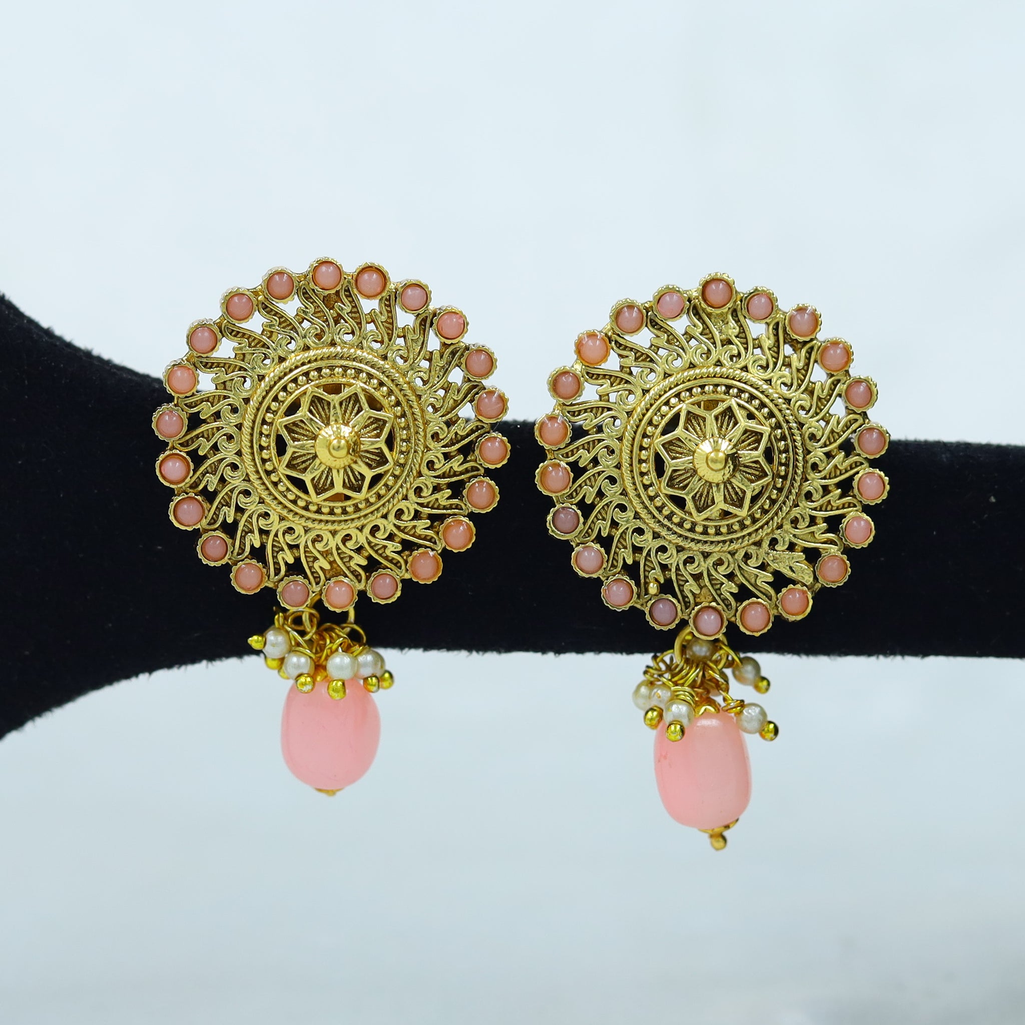 Pink Gold Look Earring 18686-5868