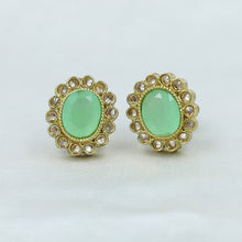 Mint Green Antique Earrings 9614-4574
