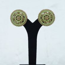 Mint Green Antique Earrings 18036-5218
