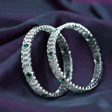 Zircon/AD Green Bangles/Kada 6839-69