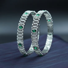 Zircon/AD Green Bangles/Kada 6839-69