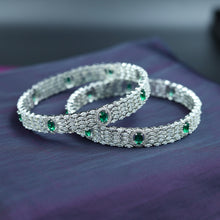 Zircon/AD Green Bangles/Kada 6839-69