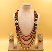Long Neck Antique Necklace Set 18977-21