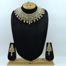 Round Neck Polki Necklace Set 4864-21