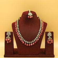 Pink Antique Necklace Set