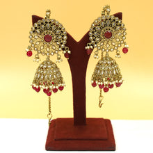 Ruby Mehandi Polish Jhumki 2861-6926