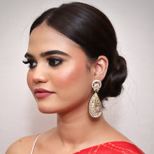 Danglers Zircon/AD Earring 8874-100 - Dazzles Jewellery