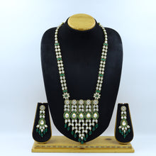Long Neck Antique Necklace Set 11077-21