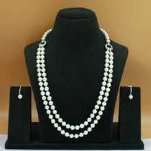 Round Neck Pearl Necklace Set 20294-31