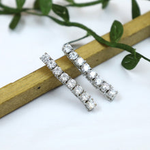 Round Neck Zircon/AD Necklace Set 20210-08