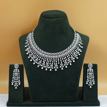 Round Neck Bridal Set Zircon/AD Necklace Set 20224-08