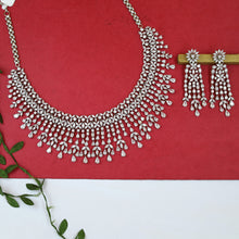 Round Neck Bridal Set Zircon/AD Necklace Set 20224-08