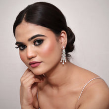 Zircon/AD Earring 1098-69 - Dazzles Jewellery