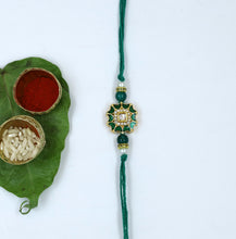 Kundan Meenakari Men's Rakhi Hand Made In India 20312-100