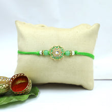 Kundan Meenakari Men's Rakhi Hand Made In India 20312-100