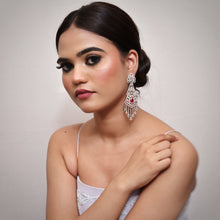 Rose Gold Plated Stylish Zircon/AD Earring 10850-6608 - Dazzles Jewellery