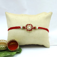 Kundan Meenakari Men's Rakhi Hand Made In India 20312-100