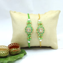 Kundan Bracelet Rakhi Set Hand Made In India 20314-100
