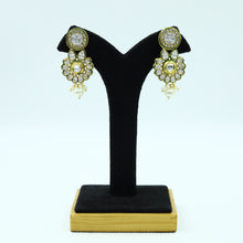 Long Neck Polki Necklace Set 10994-21