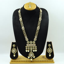 Long Neck Polki Necklace Set 4879-21