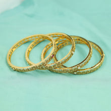 Antique Gold Finish Bangles/Kada 11236-1