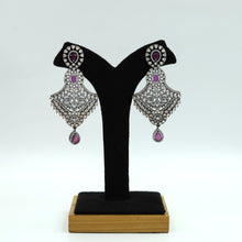 Ruby Zircon/AD Earring 13888-0977