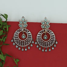 Mint Green Zircon/AD Earring 10870-6656