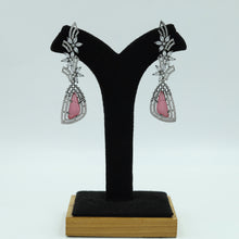 Pink Zircon/AD Earring 10846-6600
